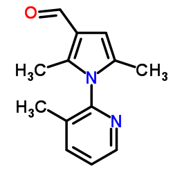 2,5-DIMETHYL-1-(3-METHYL-PYRIDIN-2-YL)-1H-PYRROLE-3-CARBALDEHYDE Structure
