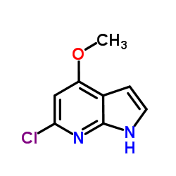6-Chloro-4-methoxy-1H-pyrrolo[2,3-b]pyridine Structure