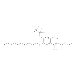 氘代癸氧喹酯结构式