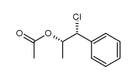 (1R,2S)-1-chloro-1-phenylpropan-2-yl acetate结构式