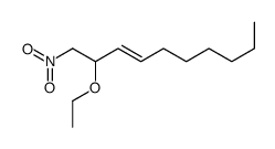 2-ethoxy-1-nitrodec-3-ene Structure