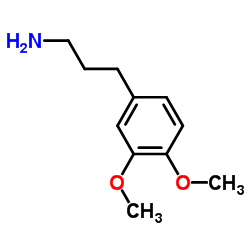 3-(3,4-二甲氧基-苯基)-丙胺结构式