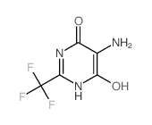 4(3H)-Pyrimidinone,5-amino-6-hydroxy-2-(trifluoromethyl)- Structure