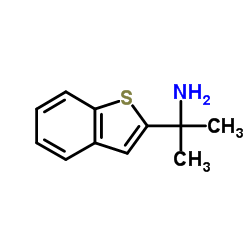 2-(1-Benzothiophen-2-yl)-2-propanamine结构式