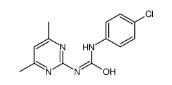 1-(4,6-Dimethylpyrimidine-2-yl)-3-(4-chlorophenyl)urea Structure