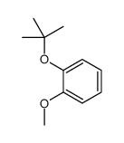1-methoxy-2-[(2-methylpropan-2-yl)oxy]benzene结构式