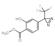 2-羟基-4-[3-(三氟甲基)-3H-二氮杂环丙烯-3-基]苯甲酸甲酯结构式
