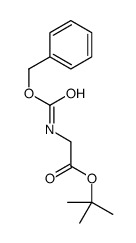 N-(Benzyloxycarbonyl)glycine tert-butyl ester结构式
