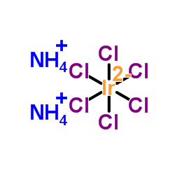 Ammonium hexachloroiridate(IV) structure