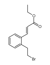 ethyl 3-(2-(2-bromoethyl)phenyl)acrylate Structure