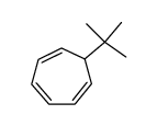 1-t-butylcyclohepta-2,4,6-triene Structure