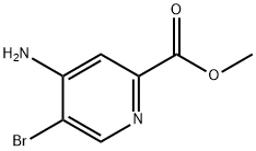 4-氨基-5-溴吡啶甲酸甲酯结构式