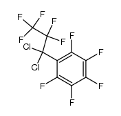 α,α-dichlorodecafluoroisopropylbenzene结构式