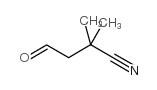 2,2-dimethyl-4-oxobutanenitrile Structure