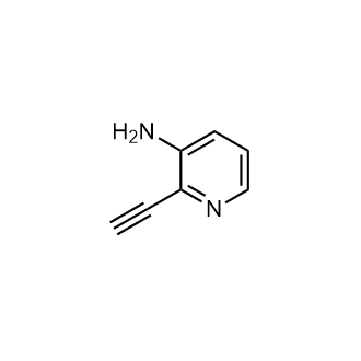2-乙炔基吡啶-3-胺结构式
