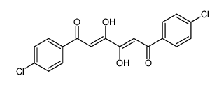 1,6-bis(4-chlorophenyl)-3,4-dihydroxy-2,4-hexadiene-1,6-dione Structure