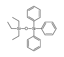 triethyl(triphenylsilyloxy)silane Structure