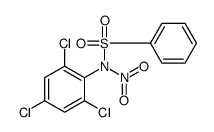 N-nitro-N-(2,4,6-trichlorophenyl)benzenesulfonamide Structure