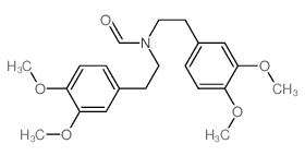 Formamide,N,N-bis[2-(3,4-dimethoxyphenyl)ethyl]-结构式