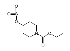 ethyl 4-methylsulfonyloxypiperidine-1-carboxylate结构式
