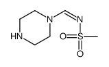 Methanesulfonamide, N-(1-piperazinylmethylene)- (9CI) Structure