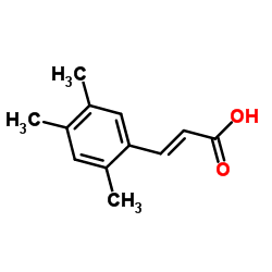 (2E)-3-(2,4,5-Trimethylphenyl)acrylic acid Structure