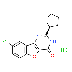 XL413 hydrochloride结构式