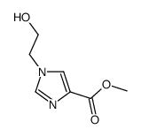 1H-Imidazole-4-carboxylicacid,1-(2-hydroxyethyl)-,methylester(9CI) Structure