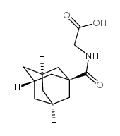 (金刚烷-1-羰基)-氨基]-乙酸结构式