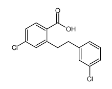 4-Chloro-2-[2-(3-chlorophenyl)ethyl]benzoic acid Structure