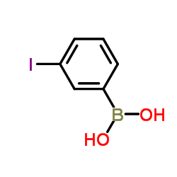3-碘苯硼酸结构式