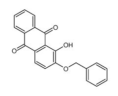 1-hydroxy-2-phenylmethoxyanthracene-9,10-dione结构式