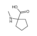 1-(methylamino)cyclopentanecarboxylic acid(SALTDATA: HCl) Structure
