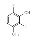 2,6-二氟-3-甲基苯酚结构式