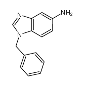 1-苄基-1H-苯并咪唑-5-胺 三盐酸盐结构式