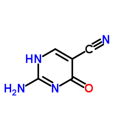 2-氨基-4-氧代-1,4-二氢嘧啶-5-甲腈结构式