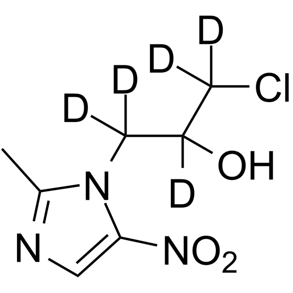 Ornidazole-d5 Structure