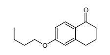 6-butoxy-3,4-dihydro-2H-naphthalen-1-one结构式