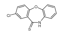 2-chlorodibenzo[b,f][1,4]oxazepine-11(10H)-thione结构式