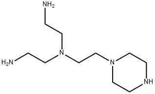 N-(2-氨乙基)-N-[2-(1-哌嗪基)乙基]-1,2-乙二胺结构式
