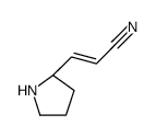 2-Propenenitrile,3-(2S)-2-pyrrolidinyl-,(2E)-(9CI) picture