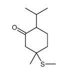 1-(methylthio)-p-menthan-3-one结构式