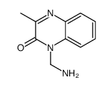 2(1H)-Quinoxalinone,1-(aminomethyl)-3-methyl-(9CI)结构式