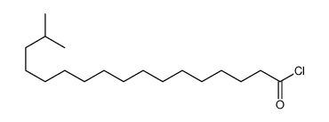 16-Methylheptadecanoic acid chloride结构式