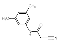 2-Cyano-N-(3,5-dimethylphenyl)acetamide结构式