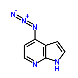4-叠氮-1H-吡咯并[2,3-B]吡啶结构式