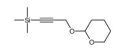 trimethyl-[3-(oxan-2-yloxy)prop-1-ynyl]silane结构式