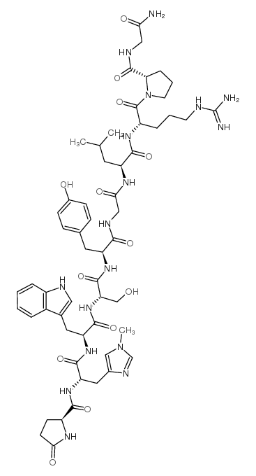 (His(3-Me)2)-LHRH trifluoroacetate salt Structure