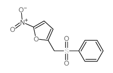 2-(benzenesulfonylmethyl)-5-nitro-furan结构式