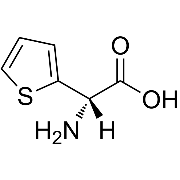 Amino(2-thienyl)acetic acid structure